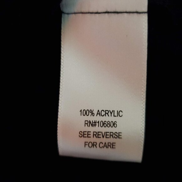 💥181 Emily Daniels Floral Lightweight Black Sweater - Picture 7 of 10